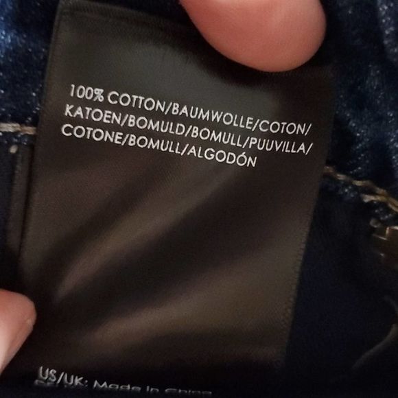 Liverpool Fray Edge distressed Denim Skirt in‎ Primrose Dark plus size 16/33 New - Picture 11 of 11